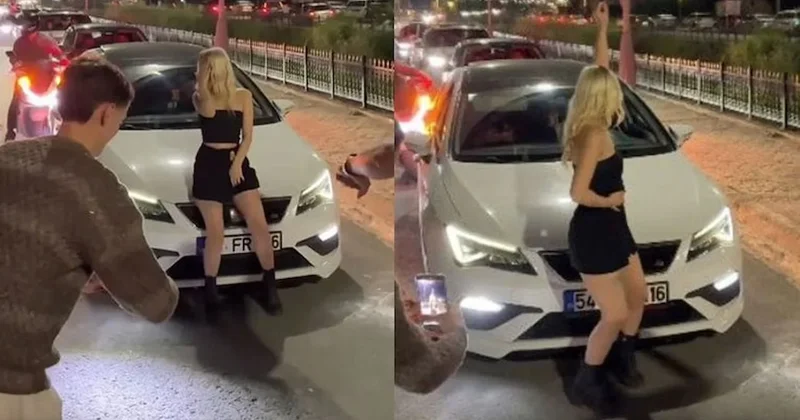 Trafikte dans genç kadına pahalıya patladı! Sözcü Gazetesi