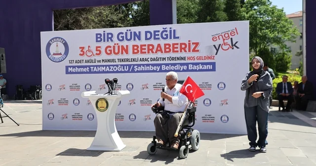 Şahinbey Belediyesi 5 bin engellinin eli ayağı oldu Gaziantep Haberleri