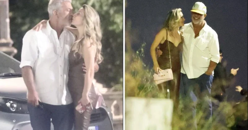 Ünlü oyuncu, kendisinden 26 yaş küçük İtalyan modelle öpüşürken görüntülendi