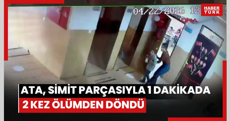 Soluk borusuna simit parçası kaçan Ata, 1 dakikada 2 kez ölümden döndü