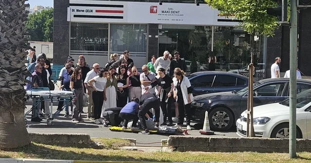Yaya yolunu kullanan 3 tekerli motosiklet ile otomobil çarptıştı: 1 yaralı Antalya Haberleri