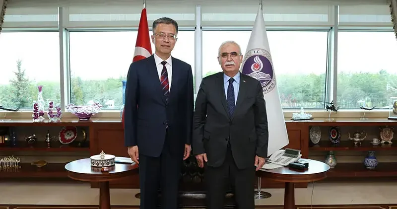 Anayasa Mahkemesi Başkanı Özkaya, Çin Yüksek Halk Mahkemesi Başkan Yardımcısı Liang ı kabul etti