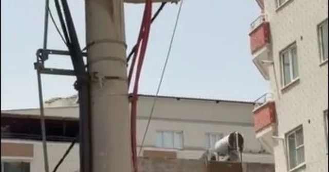 Elektrik direğinden kopan kabloyla temas eden çocuk yaralandı Mardin Haberleri