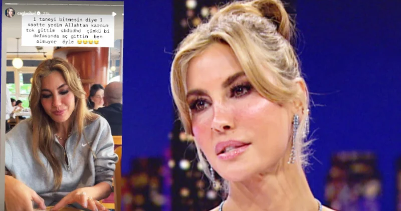Çağla Şıkel: Bir lahmacunu bir saatte yedim Magazin haberleri