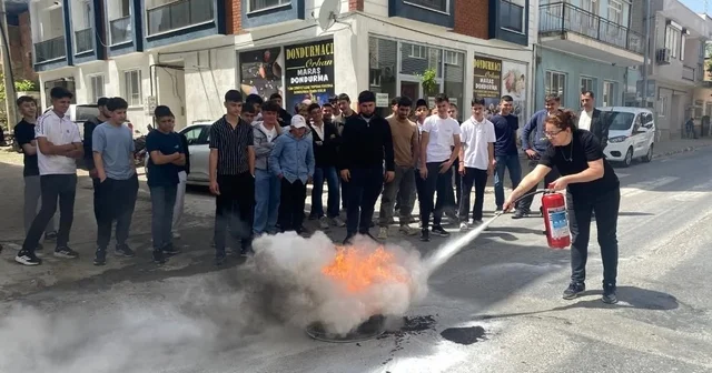 Yenipazar MESEM de yangın ve acil durum tatbikatı yapıldı Aydın Haberleri