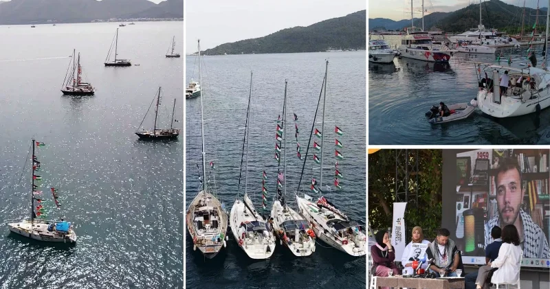 Sumud Filosu yeninde Gazze için Marmaris ten Akdeniz e açılıyor Politika Haberleri