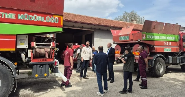 Bolu da yangın söndürme araçları zorlu sezon öncesi denetimden geçti Bolu Haberleri