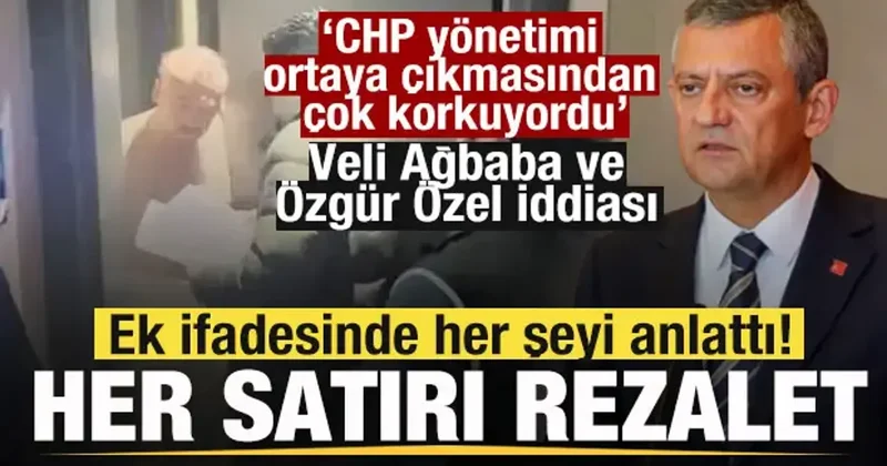 Özkan Yalım ek ifadesinde her şeyi anlattı! Veli Ağbaba ve Özgür Özel iddiası