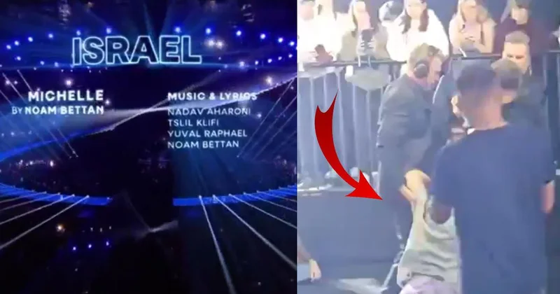 Eurovision’da İsrail protestosu: “Soykırımı durdurun” sloganları salonu inletti