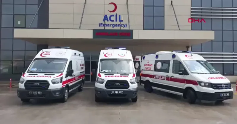 Burdur da trafik kazası! Yaralılar var