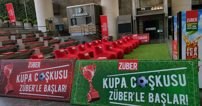 Zorlu Center’da Züber sponsorluğunda milli maç heyecanı
