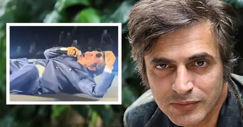 Teoman dan ilginç sahne performansı: Yerlere yattı!