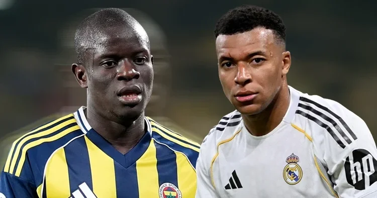 Kylian Mbappe den Fenerbahçe nin yıldızı Kante ye övgüler: Sahada dört kişi adına koşuyor!