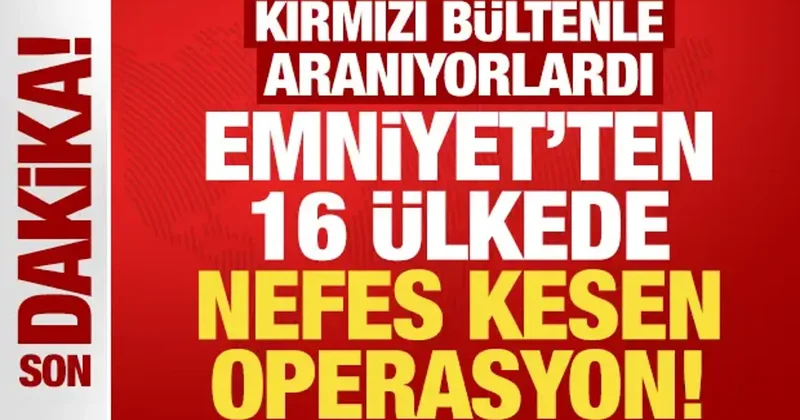 Son Dakika... İçişleri Bakanlığı duyurdu: 90 suçlu yakalanarak ülkemize iade edildi