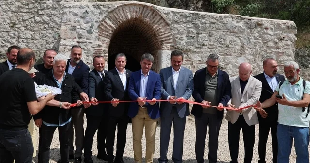 Amasya da restorasyonu tamamlanan 200 yıllık Venk Suyu Ayazması hizmete açıldı Amasya Haberleri