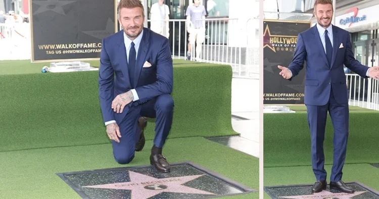 David Beckham, Şöhretler Kaldırımı nda... Bütün hayalleri birer birer gerçekleşti
