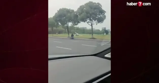 Çin de feci kaza! Helikopter parçalara ayrıldı