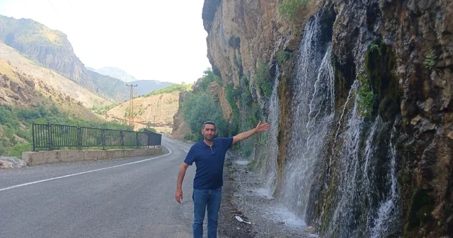 Durankaya şelalesi coştu Hakkari Haberleri