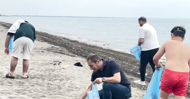 Duyarsızlar kirletti, çevre gönüllüleri temizledi Samsun Haberleri