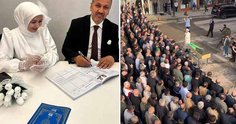 8 ay önce eşini toprağa koymuştu, yeniden evlendi