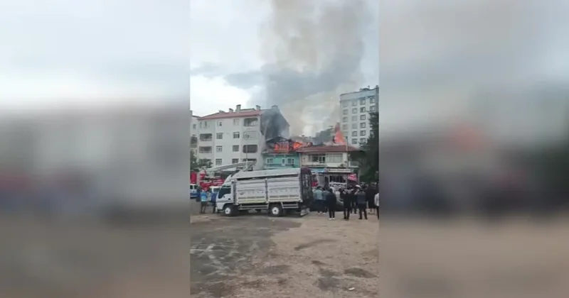 Ankara Kızılcahamam da yangın
