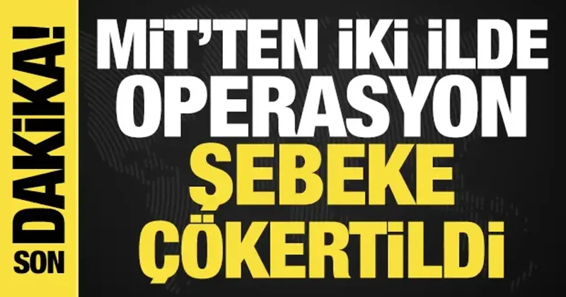 MİT koordinesinde iki ilde operasyon! Kredi kartı şebekesi çökertildi