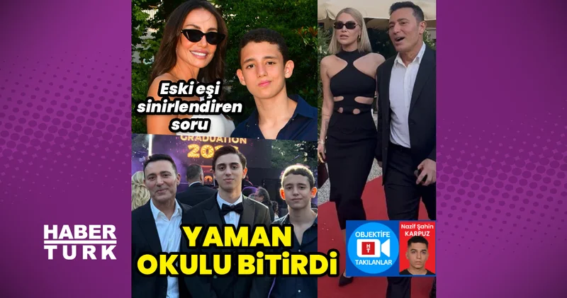 Mustafa Sandal ve Emina Jahovic in oğulları Yaman mezun oldu