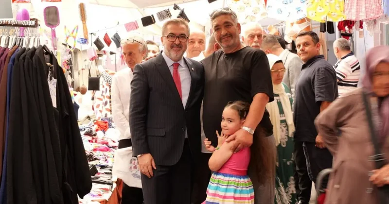 AK Partili vekillerden İstanbul da pazar ziyaretleri: Vatandaşın talepleri bizzat dinlendi