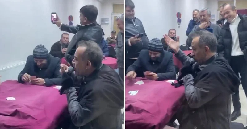 Haluk Levent’in kumar aşkı! Şarkı söylerken oynadı