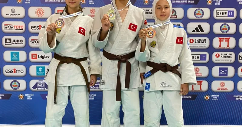 Avrupa Kupası nda Konya rüzgarı! Miniklerden 3 madalya birden