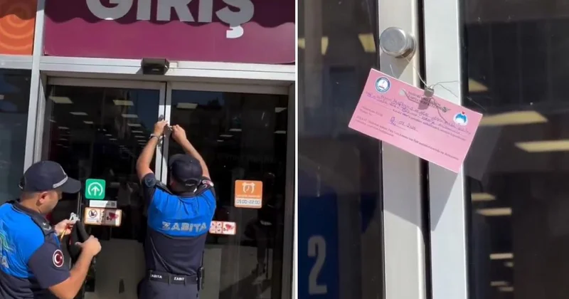 Dev market zincirine ikinci şok! Aynı şube yeniden mühürlendi