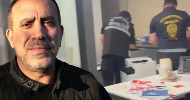 İşte mali şube polisinin Ahbap ta arama yaptığı anlar