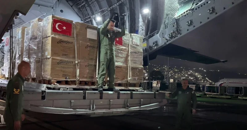 Türkiye nin 30 tonluk insani yardımı Venezuela ya ulaştı