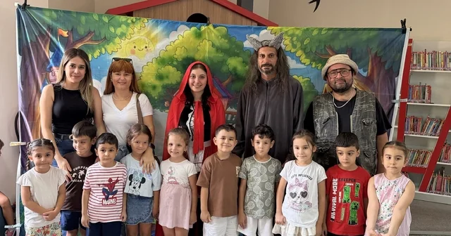 Aydın da masallar çocuklar için sahneye taşındı Aydın Haberleri Habertürk Yerel Haberler