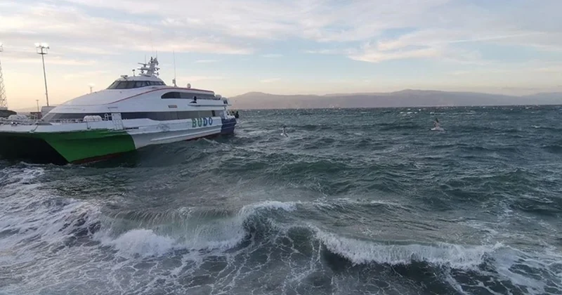 Bursa ve İstanbul arasında deniz ulaşımı aksadı: Seferler iptal edildi Sözcü Gazetesi