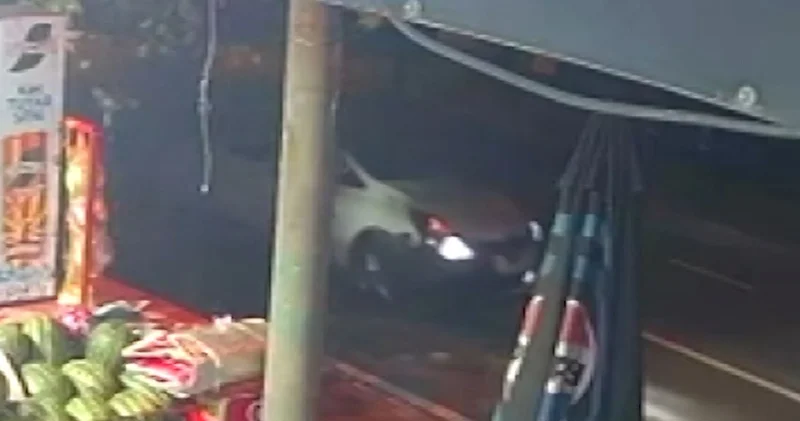 Çarpıp üstünden geçti, serbest kaldı! Son dakika haberleri