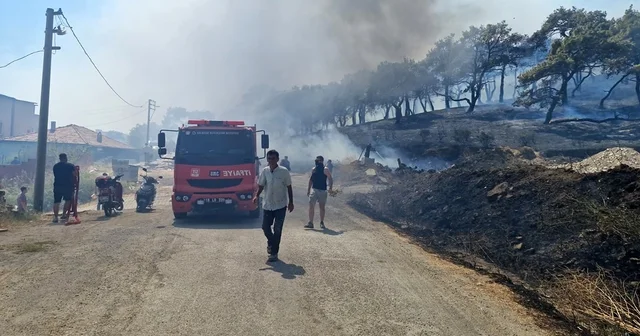 Kazdağları eteklerinde yangına 9 uçak 6 helikopter ile müdahale ediliyor Balıkesir Haberleri Habertürk Yerel Haberler