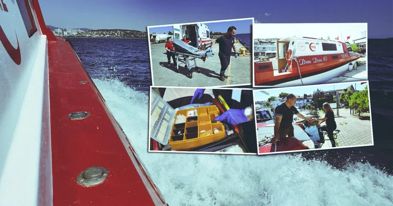 Adaların can damarı: Deniz ambulansları