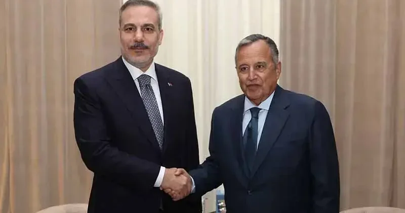 Dışişleri Bakanı Fidan, Arap Ligi Genel Sekreteri Fehmi ile bir araya geldi
