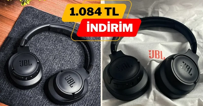 İşten spor salonuna kesintisiz müzik: JBL Tune 780BT NC kulaklıkta indirim başladı