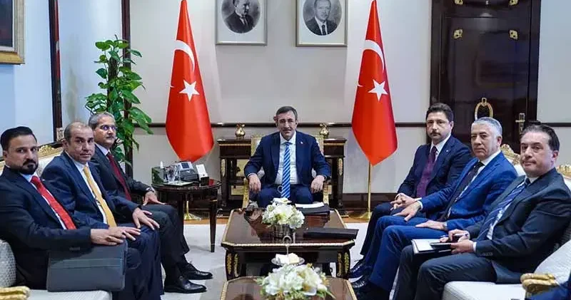 Cevdet Yılmaz, Irak Federal Yolsuzlukla Mücadele Komisyonu Başkanı Lami yi kabul etti