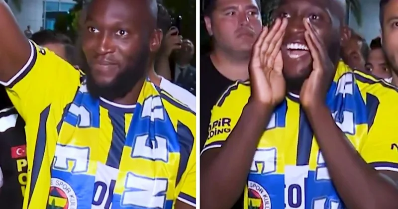 Fenerbahçe nin yeni yıldızı Lukaku nun ilk sözleri taraftarı mest etti