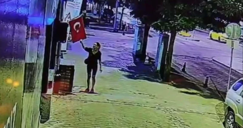 Muğla da bayrağımızı yakan şüpheli tutuklandı