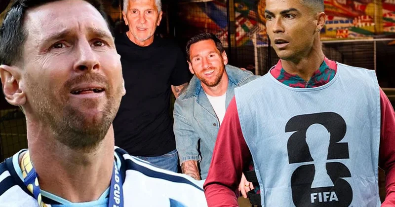 Ronaldo dan babasını kaybeden Messi ye başsağlığı