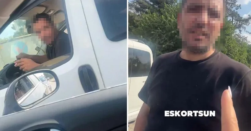 Trafikte tartıştığı kadına Sen eskortsun deyince olanlar oldu