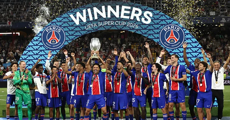 UEFA Süper Kupa nın sahibi Paris Saint Germain