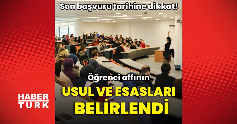 YÖK, öğrenci affının usul ve esaslarını belirledi Haberler