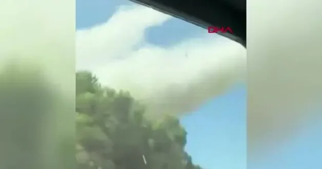 Yalova daki F 16 kazasından yeni görüntüler ortaya çıktı!