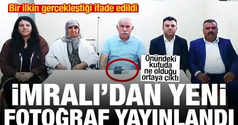 İmralı da bir ilk gerçekleşti: Öcalan ın fotoğrafı aylar sonra yayınlandı