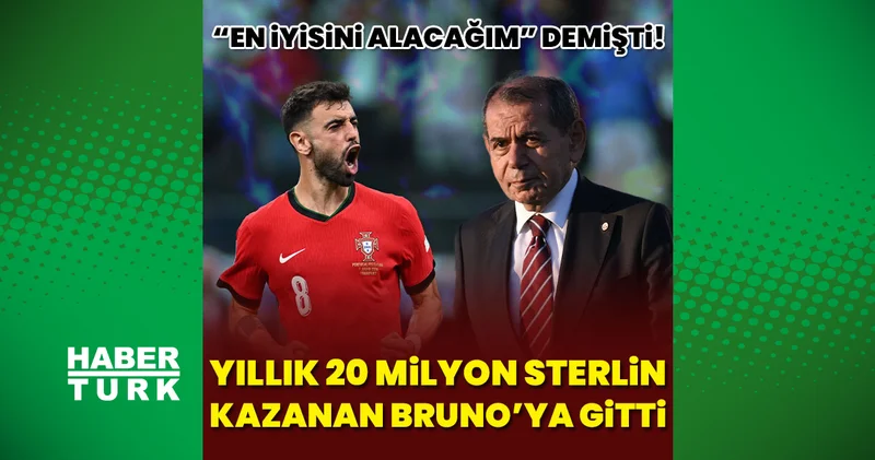 Dursun Özbek En iyi transferi yapacağız dedi! Bruno Fernandes i bir kez daha yokladı